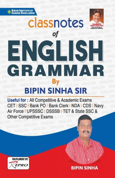 Classnotes of English Grammar By Bipin Sinha Sir