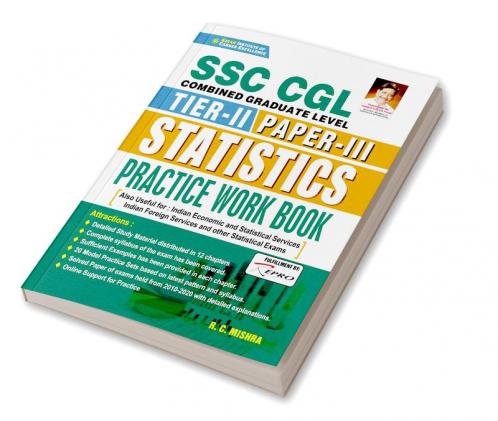 SSC CGL Tier-II Paper-3 Statistics Practice Work Book