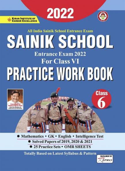 Sainik School Entrance Exam 2022 Class VI Practice Work Book