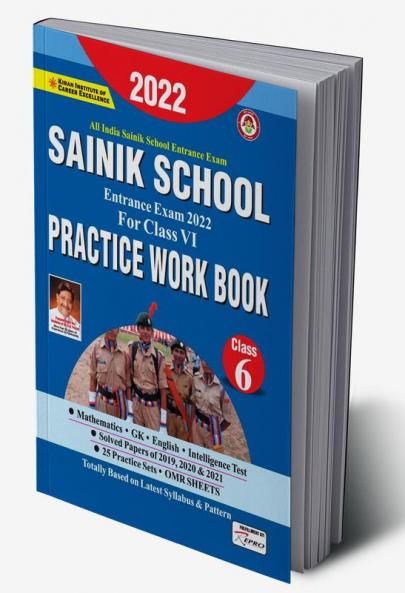 Sainik School Entrance Exam 2022 Class VI Practice Work Book