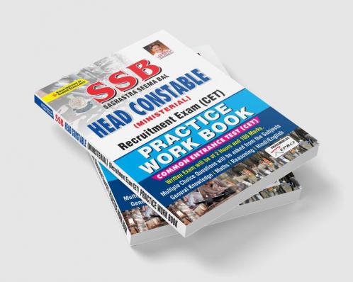 SSB Head Constable Ministerial Requirement Exam CET Practice Work Book