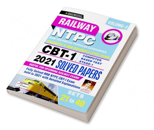 Railway NTPC CBT 1 2021 Solved Paper Volume 2 (SETS 21 to 40)