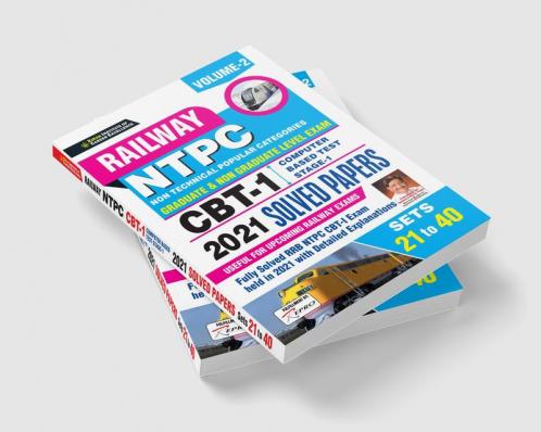Railway NTPC CBT 1 2021 Solved Paper Volume 2 (SETS 21 to 40)