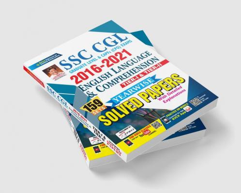 SSC CGL 2016 to 2021 English Language And Comprehension Tier 1 and Tier 2 Yearwise Solved Papers (159 Sets)