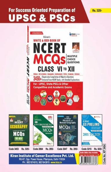 Old NCERT History 1150+ Classwise and Chapterwise MCQs 6 to 12 With Detailed Explanation