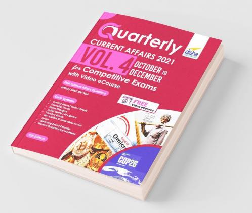 Quarterly Current Affairs 2021 Vol. 4 - October to December for Competitive Exams with Video eCourse 5th Edition