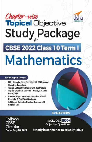 Chapter-wise Topical Objective Study Package for CBSE 2022 Class 10 Term I Mathematics