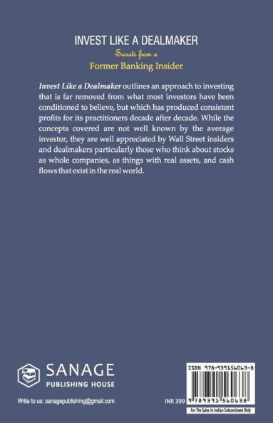 Invest Like a Dealmaker: Secrets from a Former Banking Insider (Agora Series)