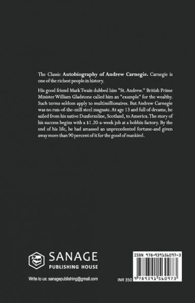 The Autobiography of Andrew Carnegie