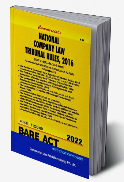 NATIONAL COMPANY LAW TRIBUNAL RULES 2016