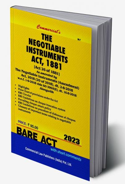 The Negotiable Instruments Act 1881