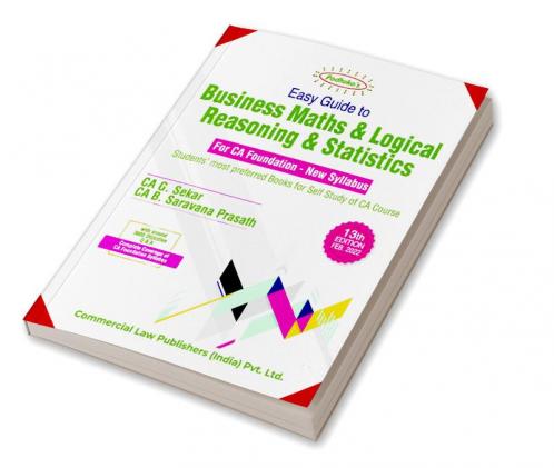Easy Guid to Business Maths & Logical Reasoning & Statistics
