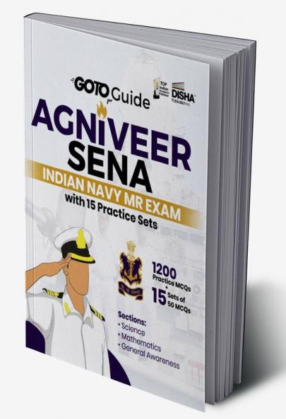 Disha GoTo Guide for AGNIVEER SENA Indian Navy MR Exam with 15 Practice Sets