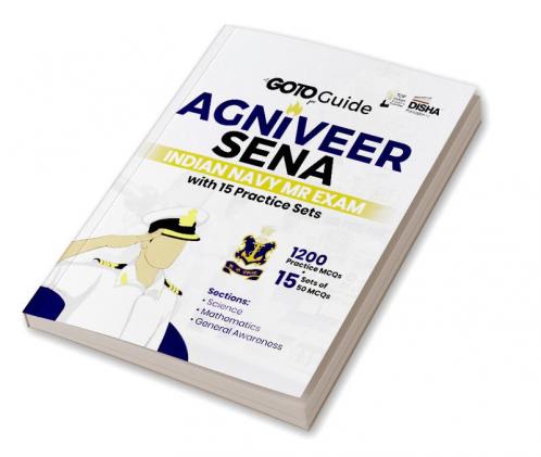 Disha GoTo Guide for AGNIVEER SENA Indian Navy MR Exam with 15 Practice Sets