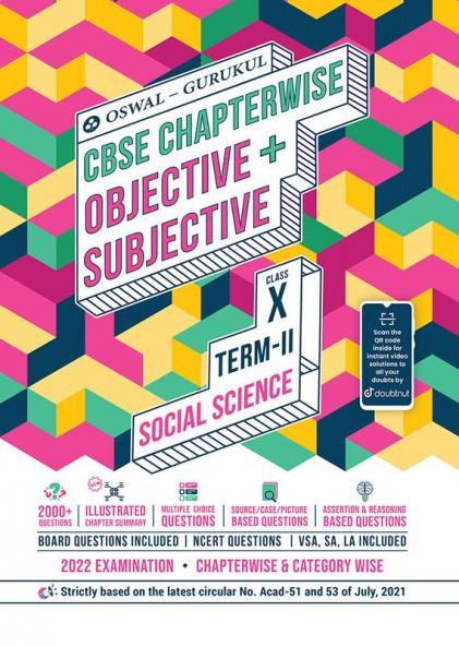 Social Science Chapterwise Objective + Subjective for CBSE Class 10 Term 2 Exam