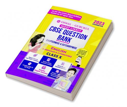 Oswal - Gurukul English (Language & Literature) Most Likely Question Bank : CBSE Class 10 for 2023 Exam