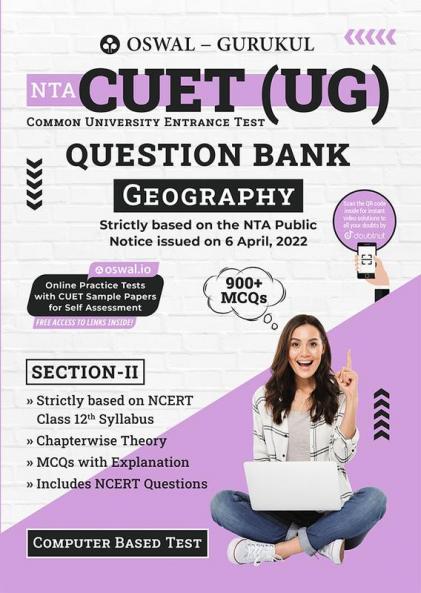Oswal - Gurukul NTA CUET Geography Question Bank For Exam 2022