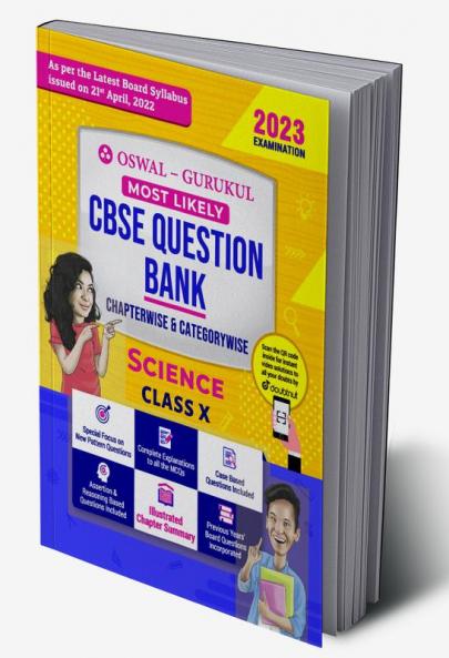 Oswal - Gurukul Science Most Likely Question Bank : CBSE Class 10 for 2023 Exam