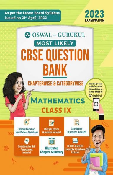 Oswal - Gurukul Mathematics Most Likely Question Bank : CBSE Class 9 for Exam 2023