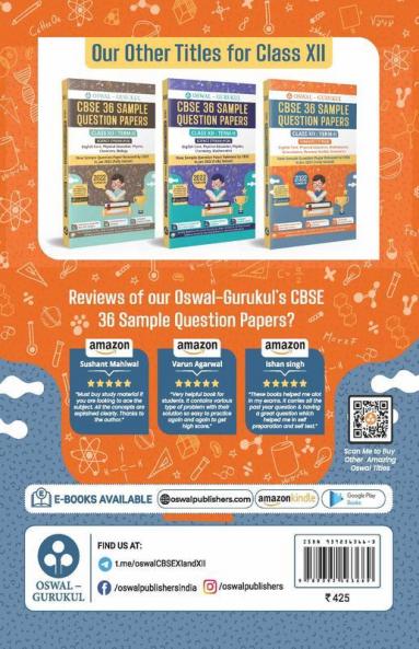 36 Sample Question Papers Commerce Stream : CBSE Class 12 for Term-II Exam 2022