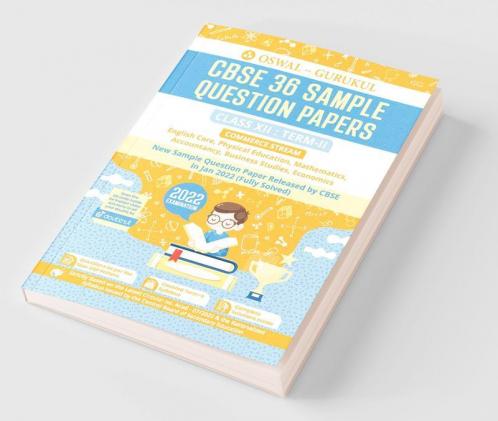36 Sample Question Papers Commerce Stream : CBSE Class 12 for Term-II Exam 2022