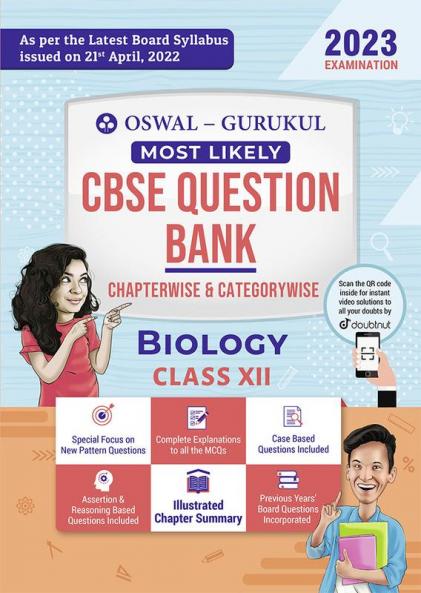 Oswal - Gurukul Biology Most Likely Question Bank : CBSE Class 12 for 2023 Exam