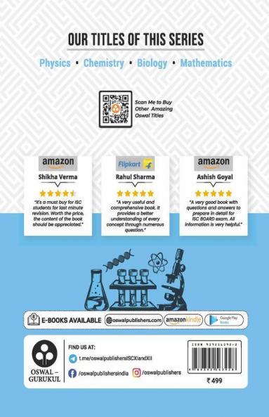 Oswal - Gurukul Chemistry Most Likely Question Bank : ISC Class 12 for 2023 Exam