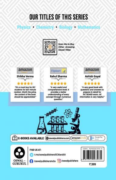Oswal - Gurukul Biology Most Likely Question Bank : ISC Class 12 for 2023 Exam