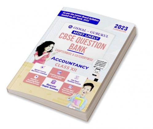 Oswal - Gurukul Accountancy Most Likely Question Bank : CBSE Class 12 for 2023 Exam