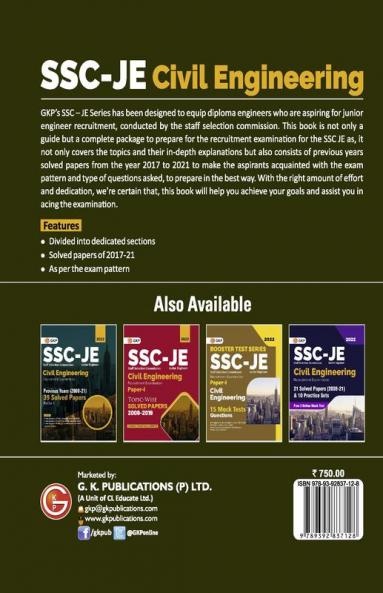 SSC 2022 : Junior Engineers (CPWD/MES) - Civil Engineering - Guide