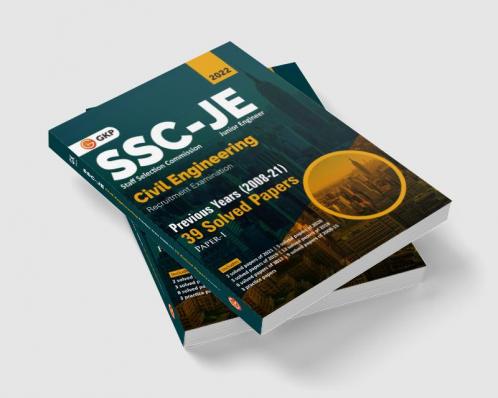 SSC 2022 : Junior Engineers Paper I - Civil Engineering - 39 Previous Years Solved Papers (2008-21)