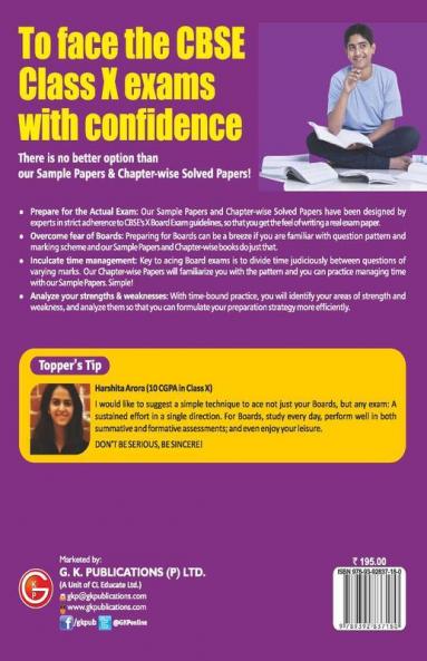 CBSE Class X 2022 - Term II : Chapter and Topic-wise Solved Papers 2011-2020 & Question Bank : English