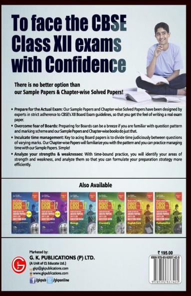 CBSE Class XII 2022 - Term II : Chapter and Topic-wise Solved Papers 2011-2020 & Question Bank : Physics