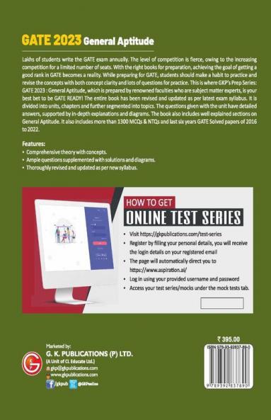 GATE 2023 : General Aptitude - Guide by GKP