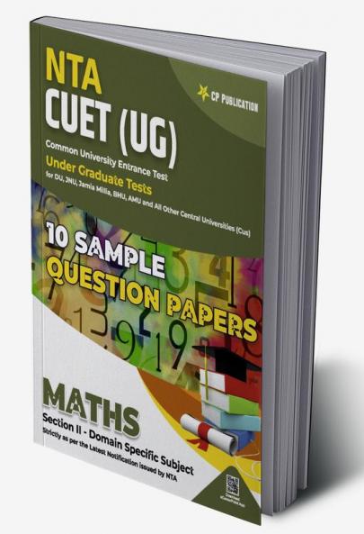 NTA CUET Science - Mathematics 10 Sample Question Paper