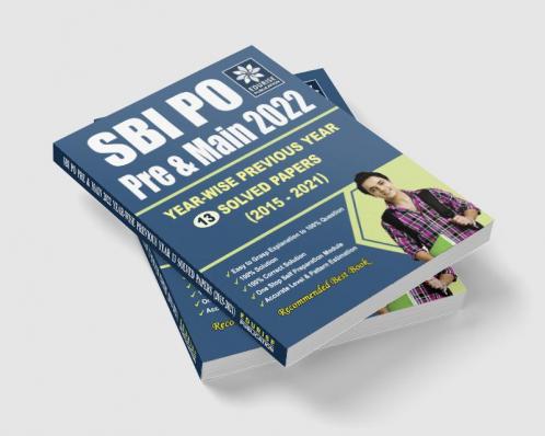 SBI PO/MT 2022 Preliminary and Main Exams Year wise 13 Previous Year Solved papers (2021 to 2015)