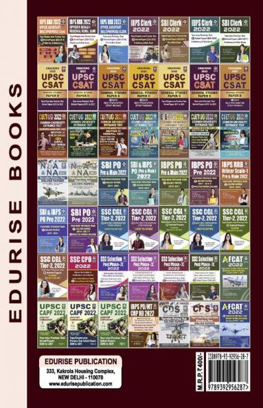 SSC CGL Tier 1 2022 20 Topic Wise Chapter Wise Latest Fully Solved Previous Year Papers of 2021 & 2022 - Revised & Updated Edition