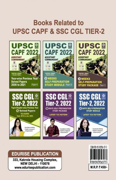 SSC CGL Tier 2 2022 Year wise Previous Year 16 Solved Papers TCS Papers September 2019 to January 2022 Quantitative Abilities English Language & Comprehension