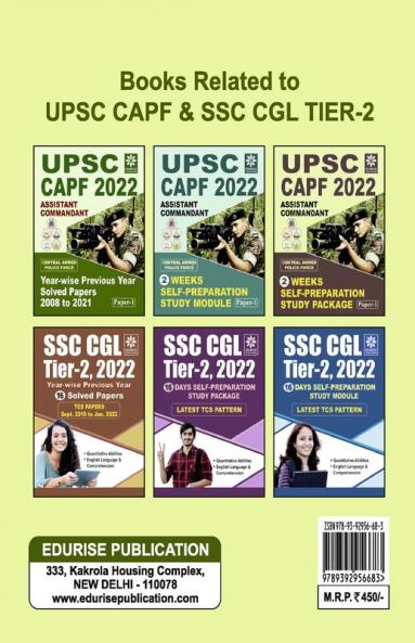 SSC CGL Tier 2 2022 Topic wise Chapter wise Previous Year 16 Solved Papers TCS Papers September 2019 to January 2022 Quantitative Abilities English Language & Comprehension