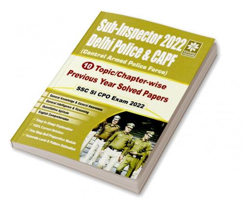 SSC SI CPO Exam 2022: Sub Inspector In Delhi Police & CAPF Topicwise Chapterwise Previous Year Solved Papers