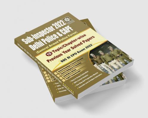 SSC SI CPO Exam 2022: Sub Inspector In Delhi Police & CAPF Topicwise Chapterwise Previous Year Solved Papers