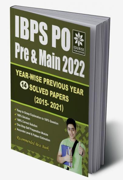 IBPS PO/MT 2022 Preliminary & Main Exams Year wise 14 Previous Year Solved papers (2021 to 2015) | IBPS Probationary Officer 2022
