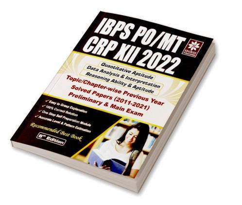 IBPS PO MT CRP 12 2022 Topiwise Chapterwise Previous Year Solved Papers (2011-2021) Preliminary & Main Exam Quantitative Aptiude Data Analysis & Interpretation Reasoning Ability & Aptitude