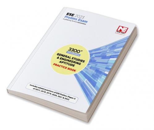ESE Prelims 2023 : 3300+ MCQ GS and Engineering Aptitude Practice Book