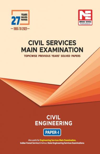 CSE Mains Solved Papers (1995-2021) : Civil Engineering Paper- I