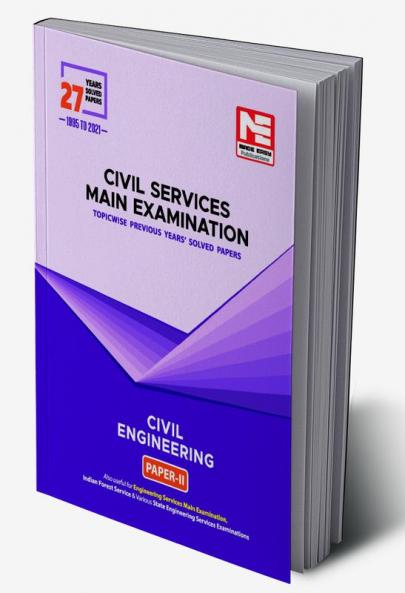 CSE Mains Solved Papers (1995-2021) : Civil Engineering Paper- II