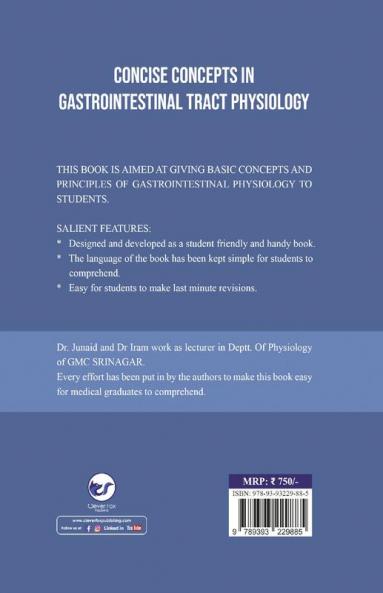 CONCISE  CONCEPTS IN GASTROINTESTINAL TRACT PHYSIOLOGY