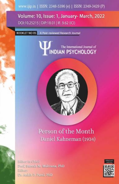THE INTERNATIONAL JOURNAL OF INDIAN PSYCHOLOGY VOLUME 10 ISSUE 1 Booklet no. 5