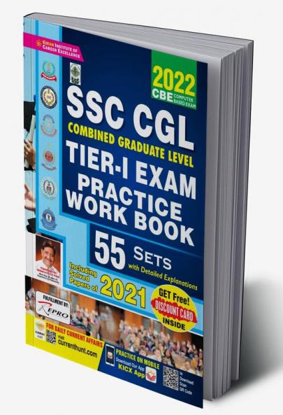SSC CGL Tier 1 Exam Practice Work Book (55 Sets)