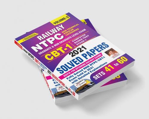 Railway NTPC CBT 1 2021 Solved Papers Volume-3 (Set 41-60)